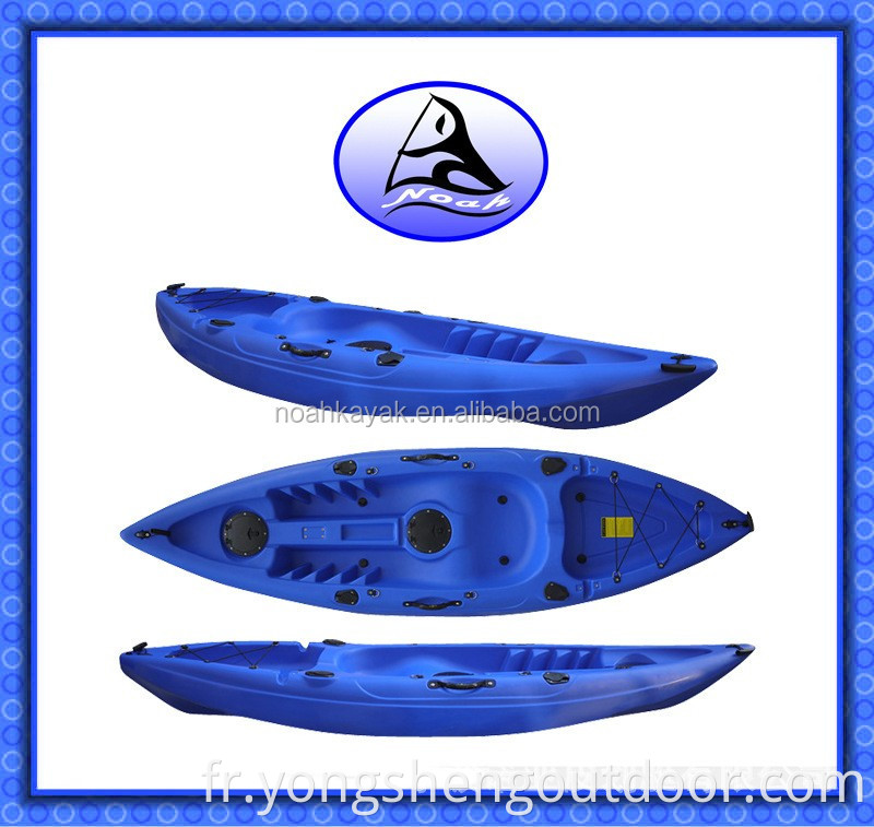 Asseyez-vous sur les kayaks en plastique de bonne qualité